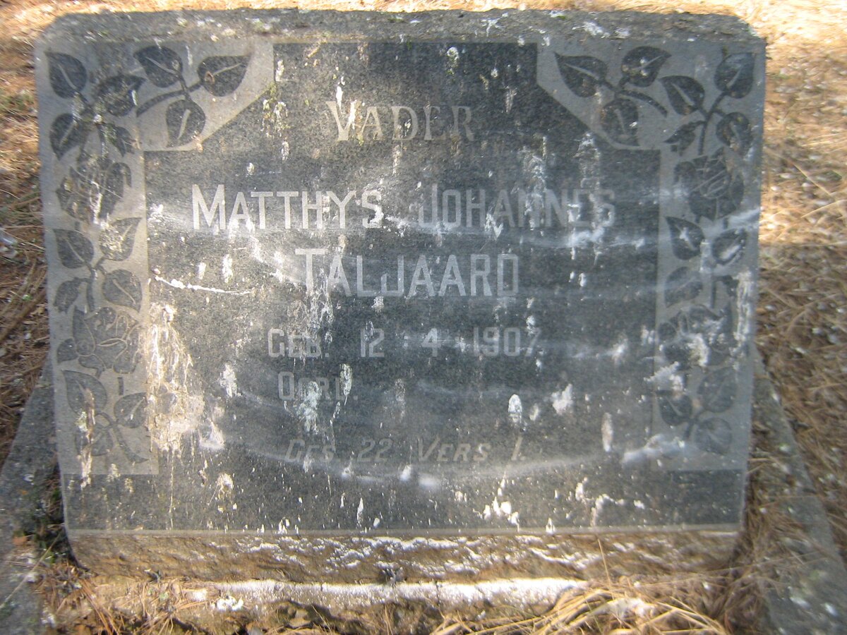 TALJAARD Matthys Johannes 1907-