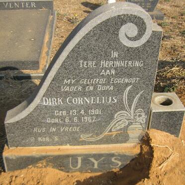 UYS Dirk Cornelius 1901-1967 &amp; Paulina Jacoba VISSER 1908-1981