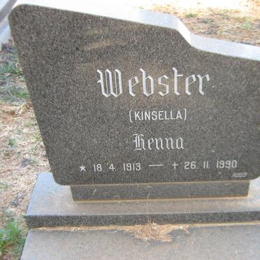 WEBSTER Henna nee KINSELA 1913-1990