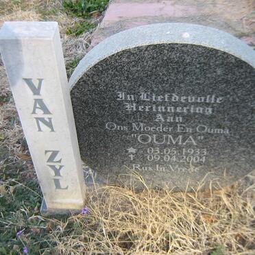 ZYL Ouma, van 1933-2004