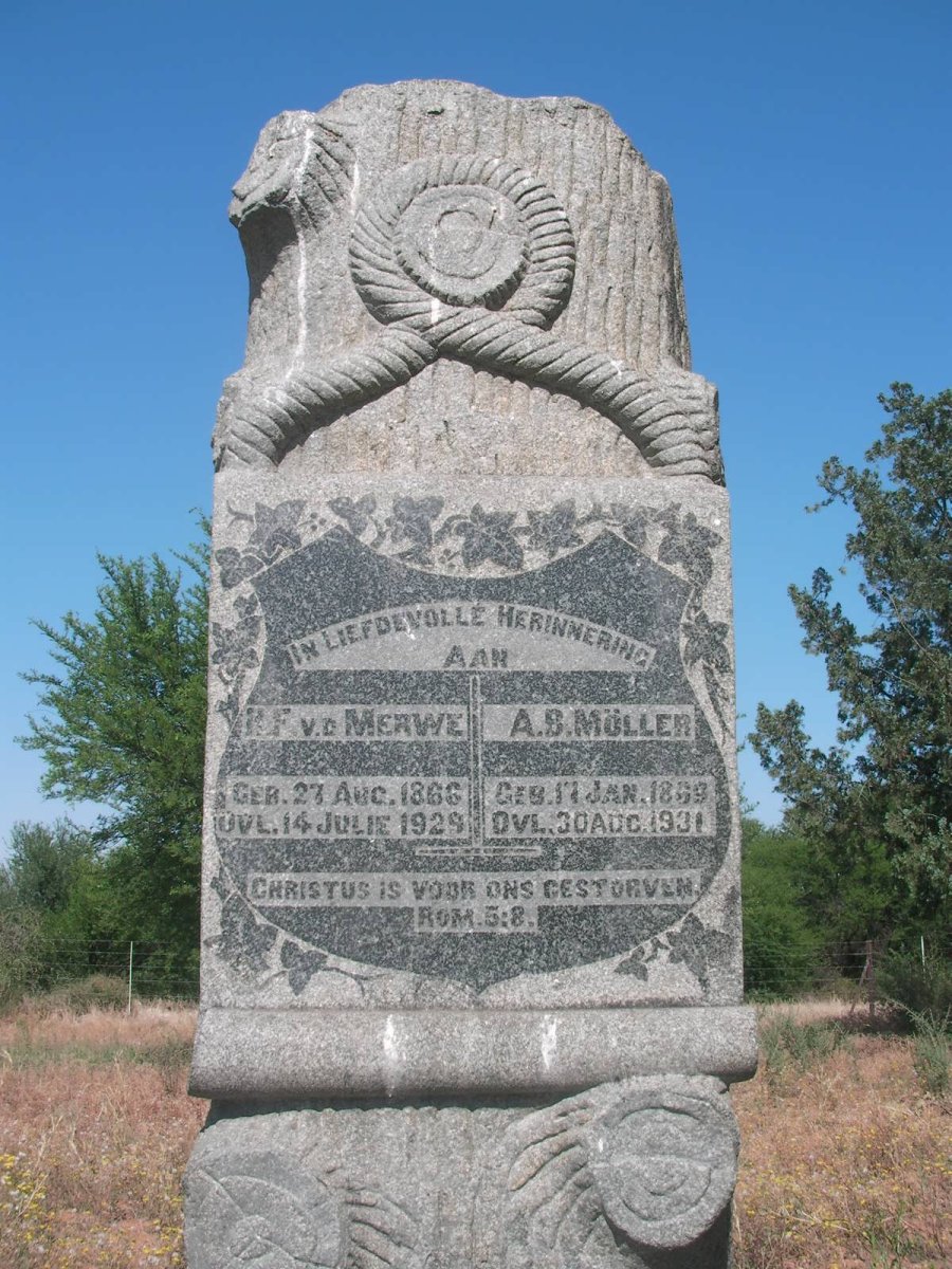 MERWE H.F.,v.d. 1866-1929 &amp; A.B. MOLLER 1869-1931