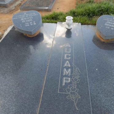 AUCAMP Hercules Petrus 1931-1994 &amp; Johanna Susanna 1938-