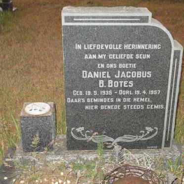 BOTES Daniel Jacobus B. 1935-1957