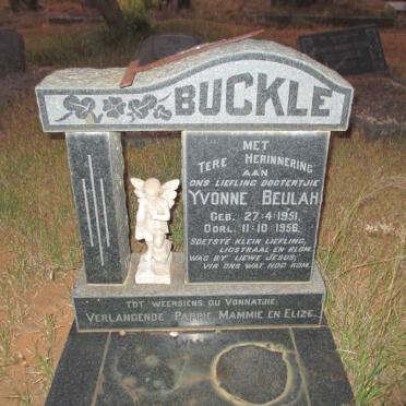 BUCKLE Yvonne Beulah 1951-1956