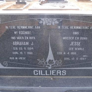 CILLIERS Abraham J. 1904-1980 &amp; Jesse SEARLE 1908-1987