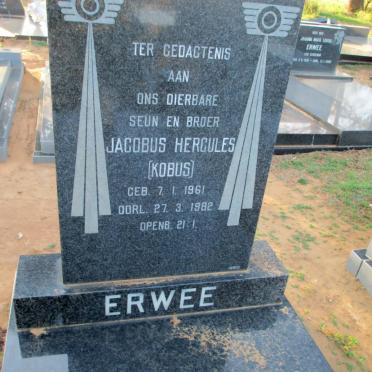 ERWEE Jacobus Hercules 1961-1982