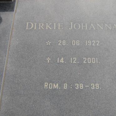 EARLE Pieter Albert 1921-2009 &amp; Dirkie Johanna 1922-2001