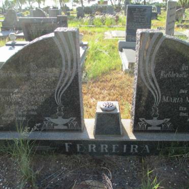 FERREIRA Johan Jacob 1884-1961 &amp; Maria Magdalena 1887-1965
