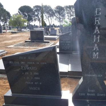 GRAHAM Edward 1910-1980 &amp; Catharina Helena CROUS 1924-