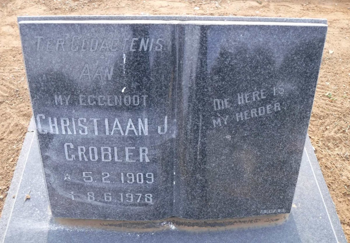 GROBLER Christiaan J. 1909-1978