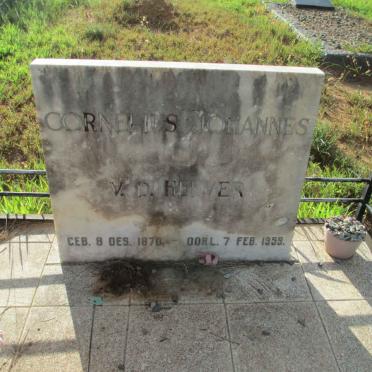 HEEVER Cornelius Johannes, v.d. 1870-1959