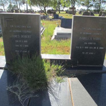 HALL James Robert 1895-1965 &amp; Isabella Maria VORSTER 1898-1985