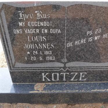 KOTZE Louis Johannes 1913-1983