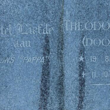 KLEYNHANS Theodoris P. 1922-1972