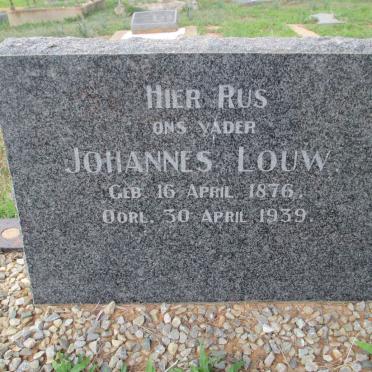 LOUW Johannes 1876-1939
