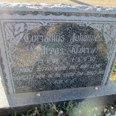 MULLER Cornelius Johannes Andreas 1939-1965