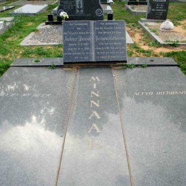 MINNAAR Andries Hercules 1905-1993 &amp; Hermina Catharina VAN DER MERWE 1911-1987