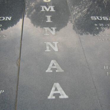 MINNAAR Salomon 1930-1984 &amp; Susan 1942-2000