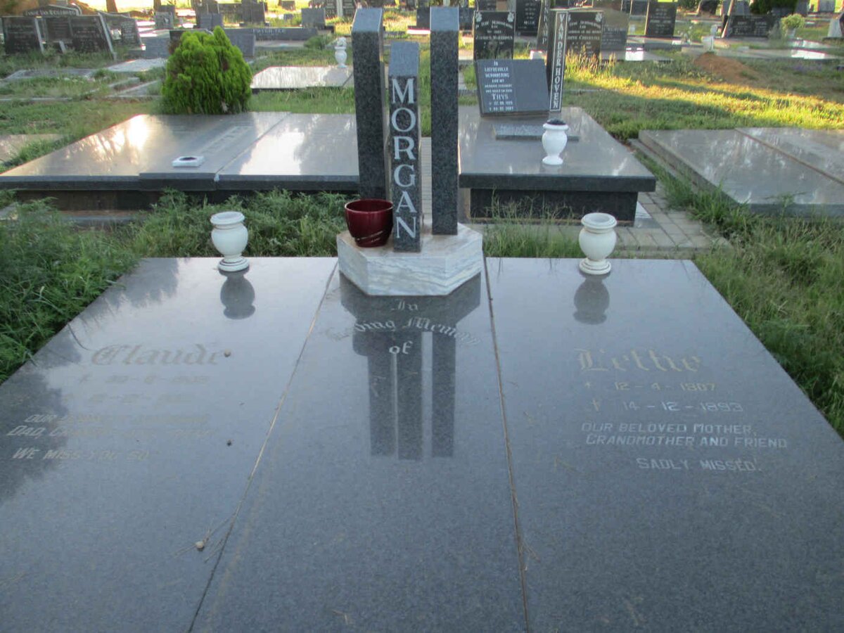 MORGAN Claude 1909-1990 &amp; Lettie 1907-1993