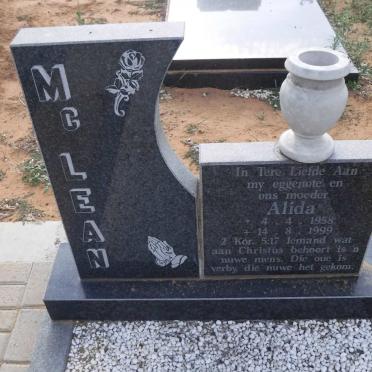 MCLEAN Alida 1958-1999