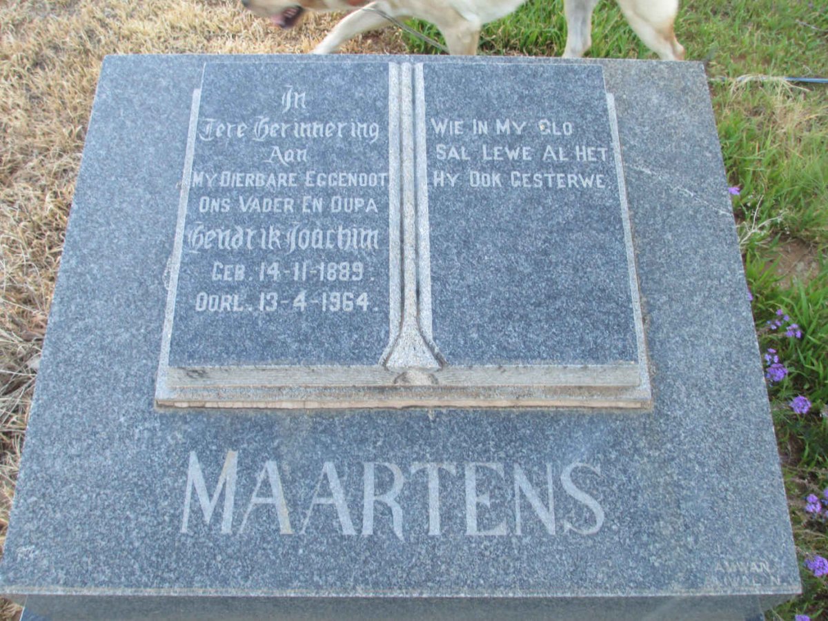 MAARTENS Hendrik Joachim 1889-1964