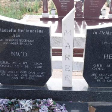 MAREE Nico 1939-2001 &amp; Hettie 1938-