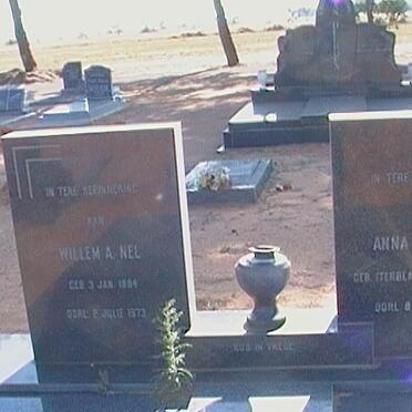 NEL Willem A. 1884-1973 &amp; Anna M.M. TERBLANCHE 1894-1975