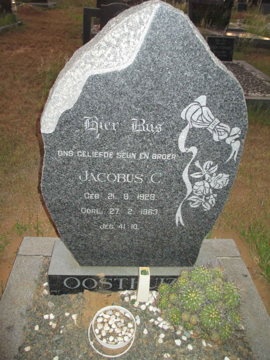 OOSTHUIZEN Jacobus C. 1928-1963