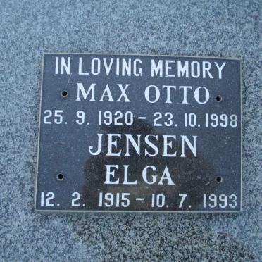 OTTO Max 1920-1998 :: JENSEN Elga 1915-1993