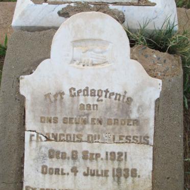 PLESSIS Francois, du 1921-1936