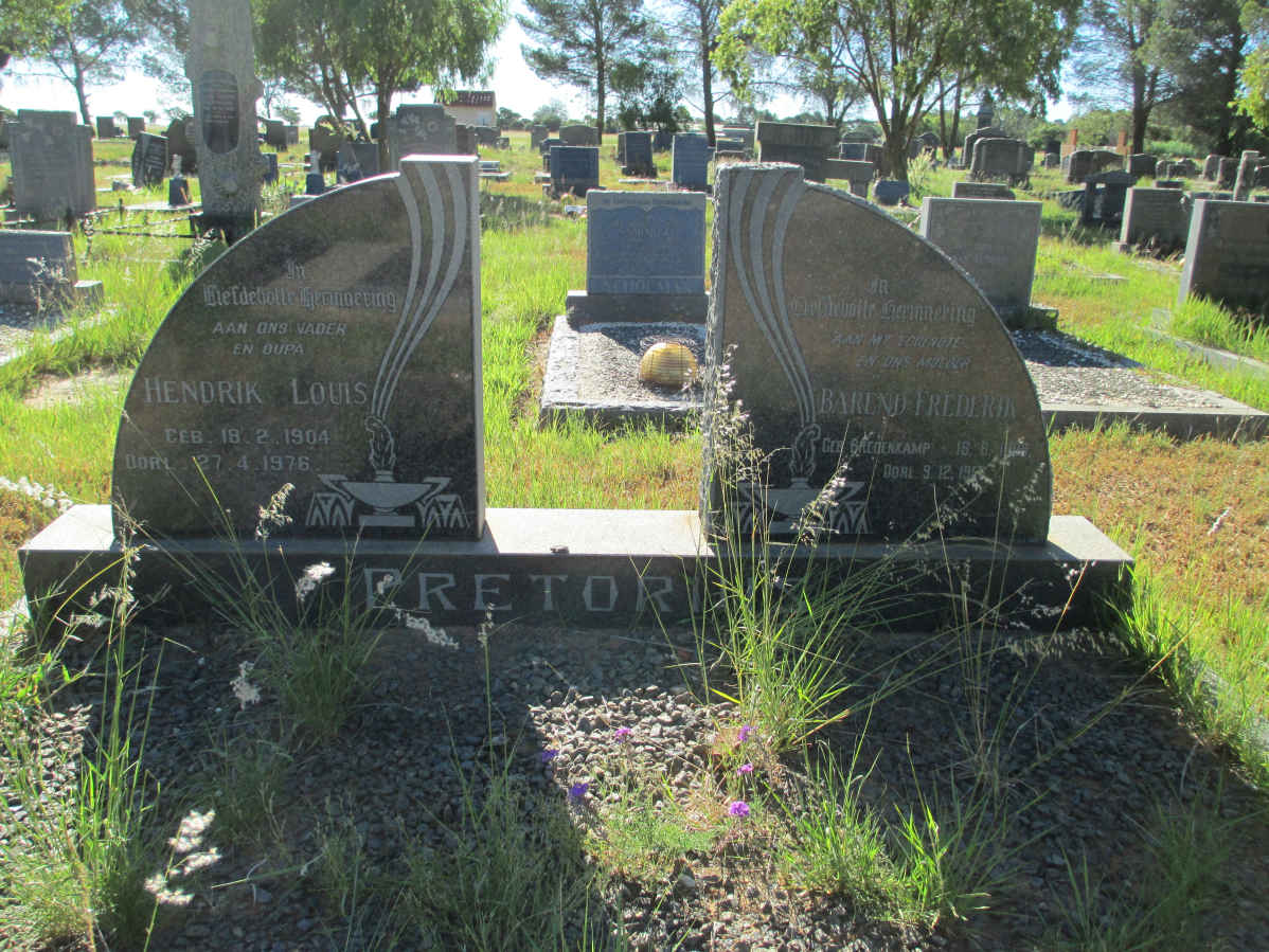 PRETORIUS Hendrik Louis 1904-1976 &amp; Barend Frederik BREDENKAMP 1909-1958