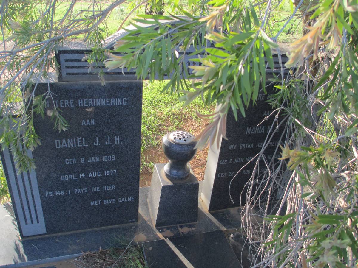 ?OU? Daniël J.J.H. 1899-1977 &amp; Maria M.S. nee BOTHA geb PRETORIUS 1896-1970
