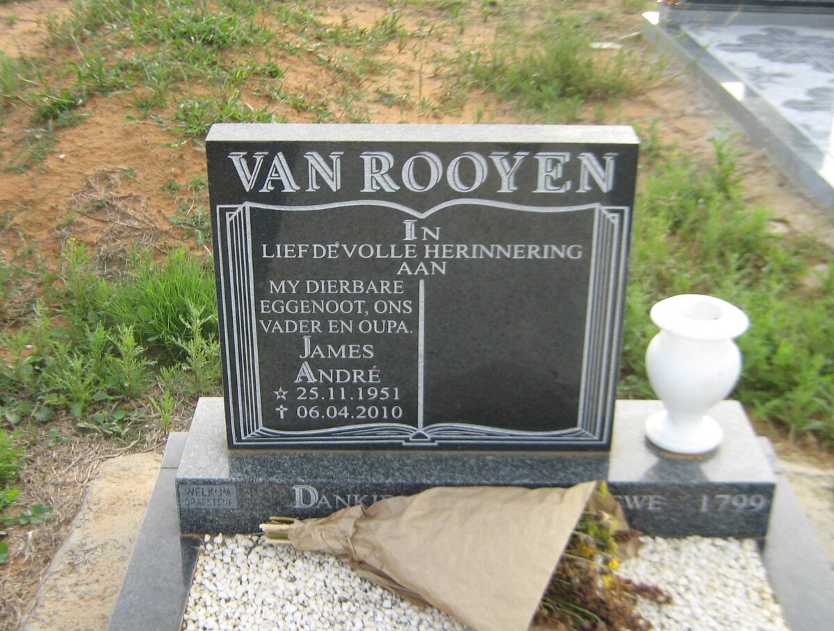 ROOYEN James André, van 1951-2010