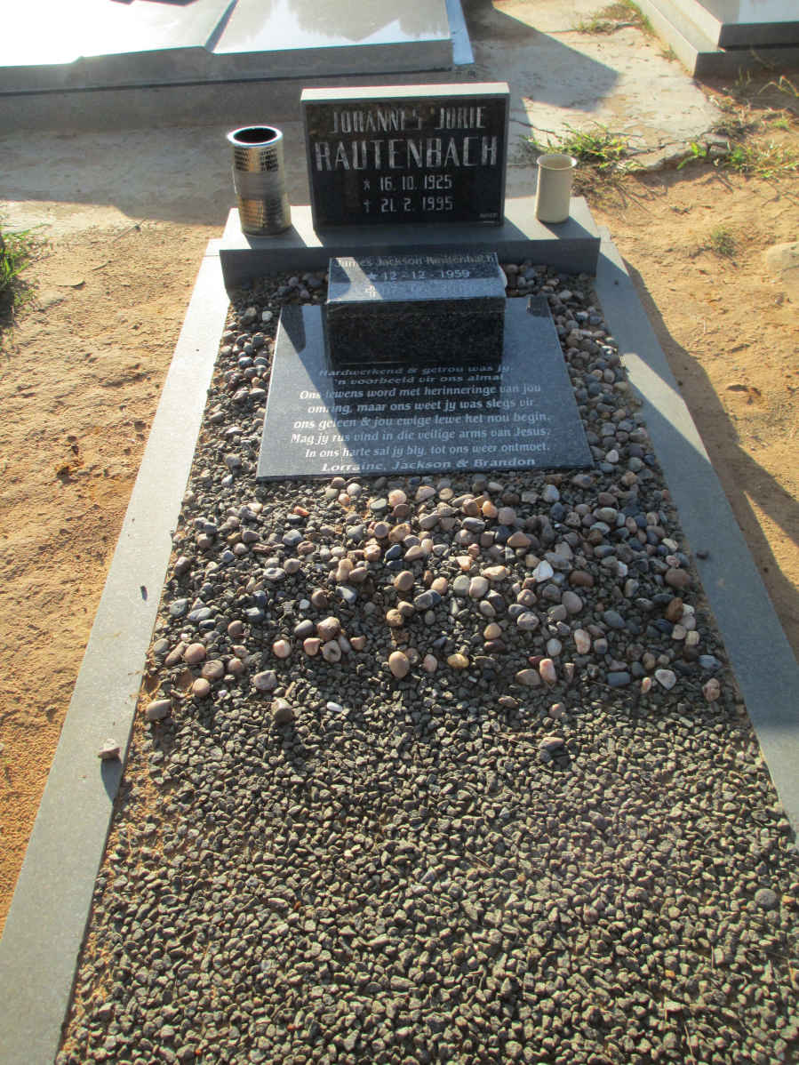 RAUTENBACH Johannes Jurie 1925-1995 :: RAUTENBACH James Jackson 1959-2010