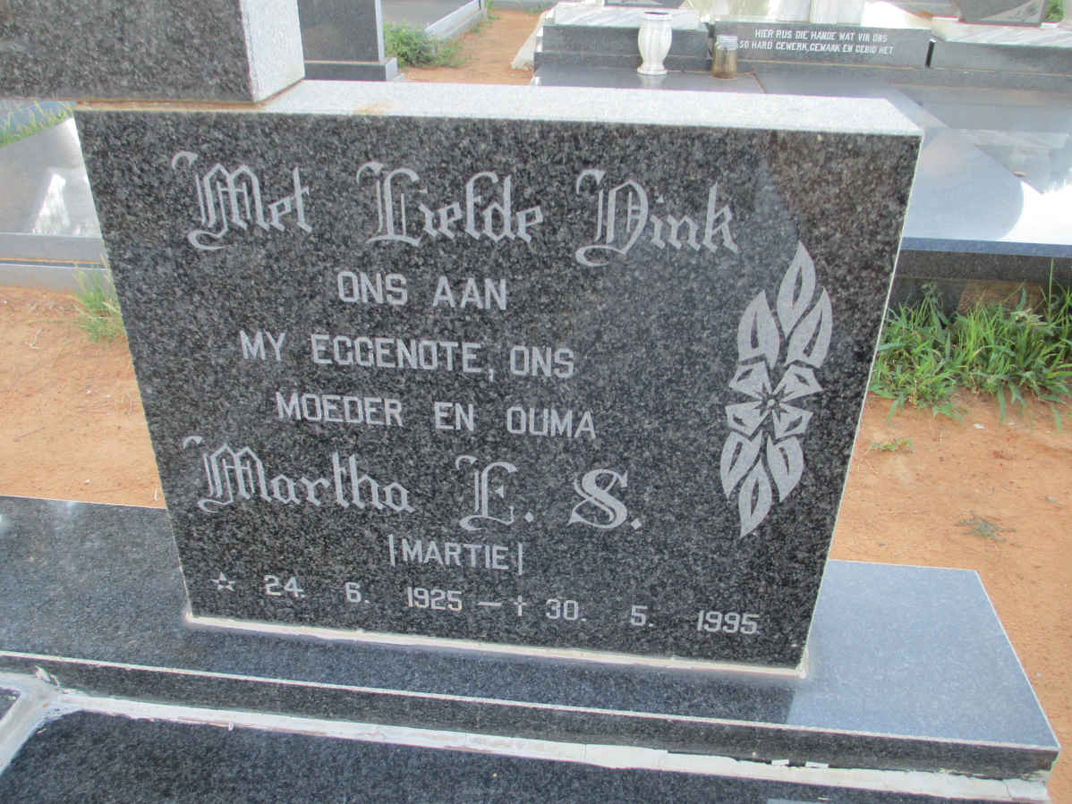 ROUX Martha E.S., le 1925-1995