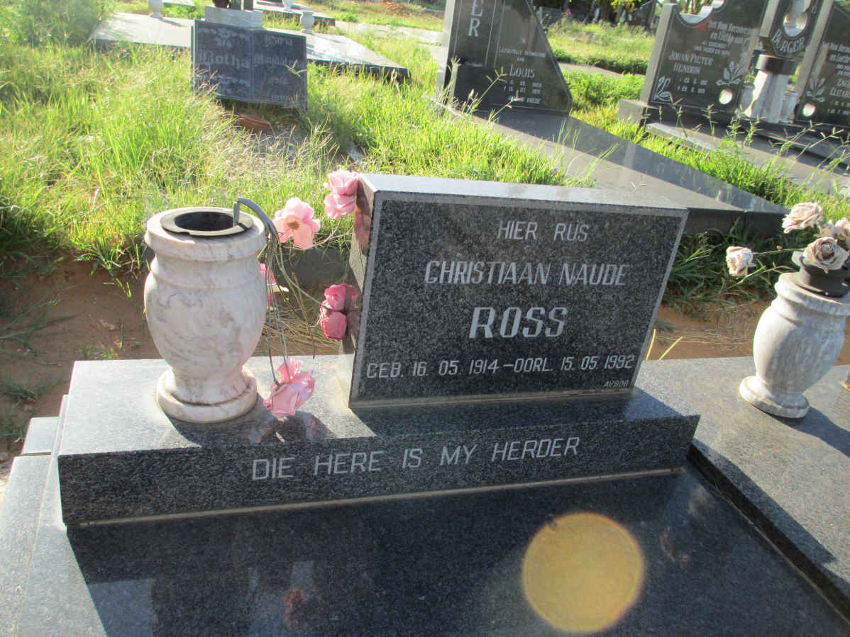 ROSS Christiaan Naude 1914-1992