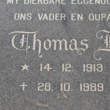ROOYEN Thomas J., van 1913-1989