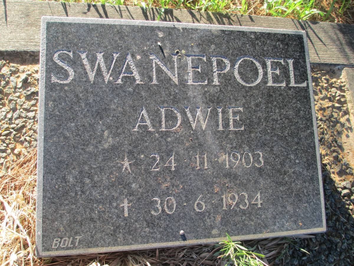 SWANEPOEL Adwie 1903-1934