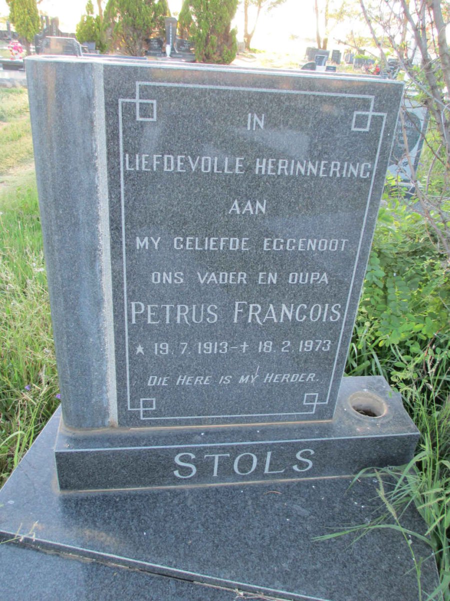 STOLS Petrus Francois 1913-1973