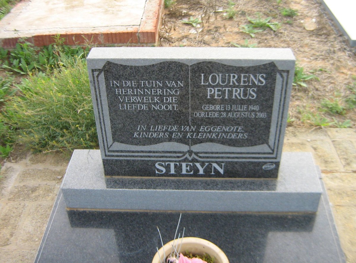 STEYN Lourens Petrus 1940-2003