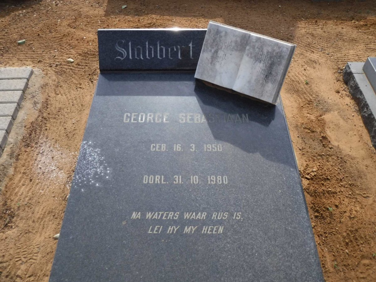 SLABBERT George Sebastiaan 1950-1980