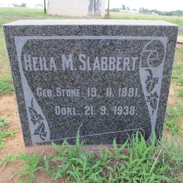 SLABBERT Heila M. nee STONE 1881-1938