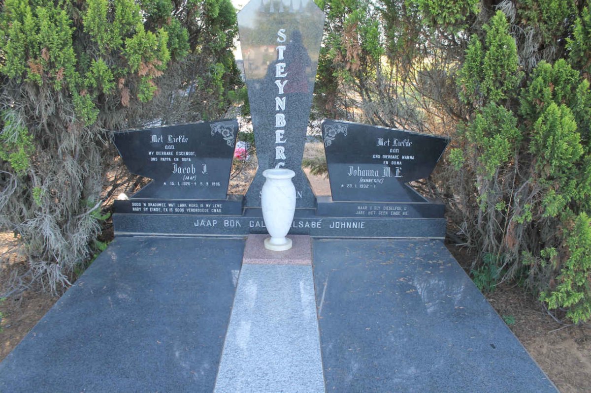 STEYNBERG Jacob J. 1926-1985 &amp; Johanna M.E. 1932-