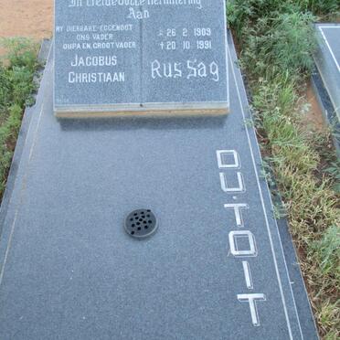 TOIT Jacobus Christiaan, du 1909-1991