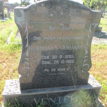 VENTER Hermanus Johannes 1895-1960