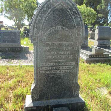 VILJOEN Paul Johannes 1896-1924