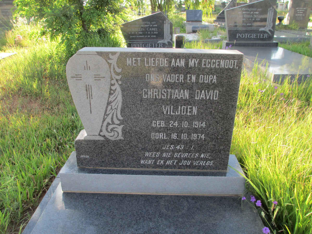 VILJOEN Christiaan David 1914-1974