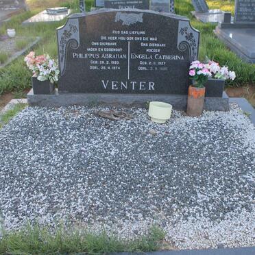 VENTER Philippus Abraham 1920-1974 &amp; Engela Catherina 1927-1995