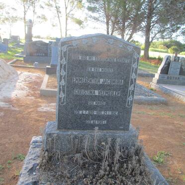 VERMEULEN Emmerenthia Jacomina Christina nee MAREE 1890-1952