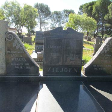 VILJOEN Francois Petrus 1898-1972 &amp; Gesina Elizabeth BOSHOFF 1896-1963 &amp; Engela Catharina ERWIN 1906-1975